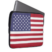 Amerikaanse vlag laptop sleeve (Voorkant Rechts)