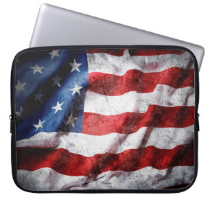 Amerikaanse vlag laptop sleeve