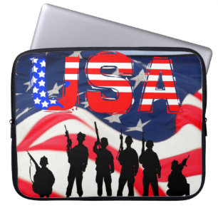 Amerikaanse vlag laptop sleeve