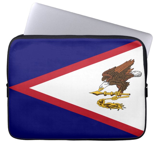 Amerikaanse vlag laptop sleeve (Voorkant)