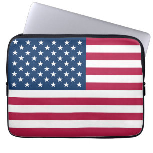 Amerikaanse vlag laptop sleeve