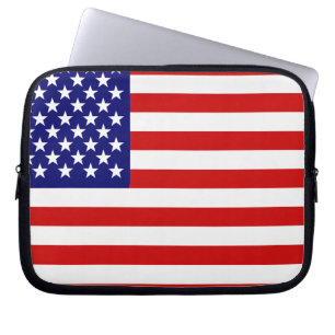 Amerikaanse vlag laptop sleeve