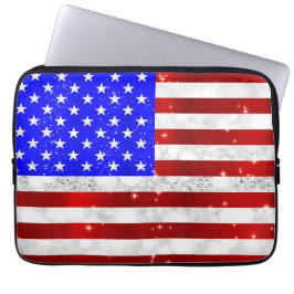 Amerikaanse vlag laptop sleeve