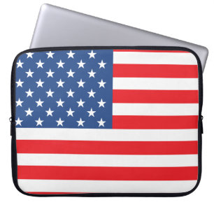 Amerikaanse vlag laptop sleeve