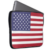 Amerikaanse vlag laptop sleeve (Voorkant Rechts)