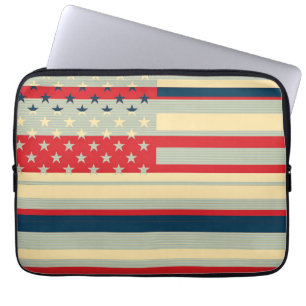Amerikaanse vlag laptop sleeve