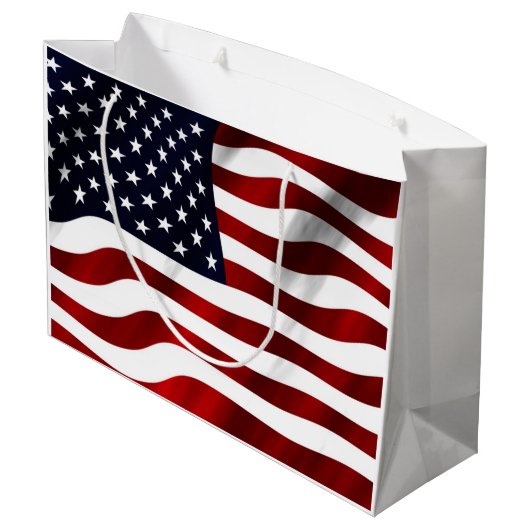 Amerikaanse vlag large cadeautasje (Achterkant Gekanteld)