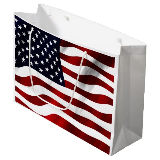 Amerikaanse vlag large cadeautasje (Voorkant Gekanteld)