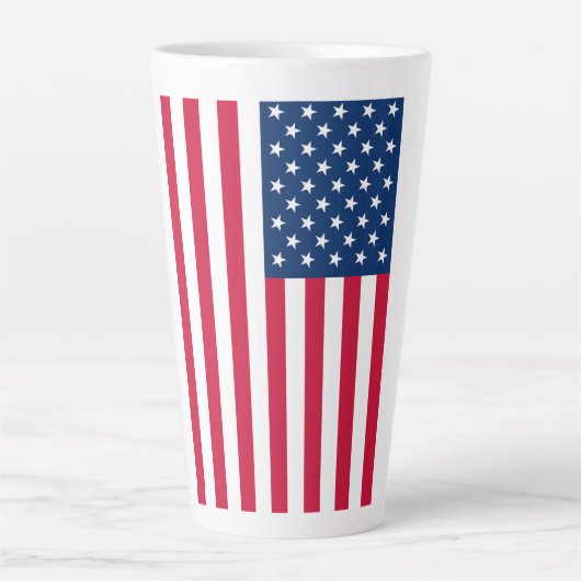 Amerikaanse vlag latte Mok (Voorkant)