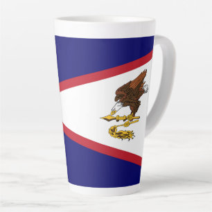 Amerikaanse vlag latte mok