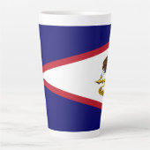 Amerikaanse vlag latte mok (Voorkant)