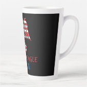 Amerikaanse vlag latte mok (Rechts)