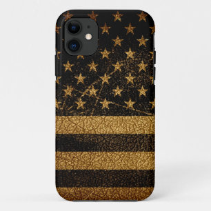 Amerikaanse vlag leder #8 iPhone 11 hoesje