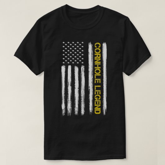 Amerikaanse vlag Legend Champion Bean Ba T-shirt (Design voorkant)