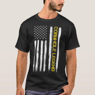 Amerikaanse vlag Legend Champion Bean Ba T-shirt