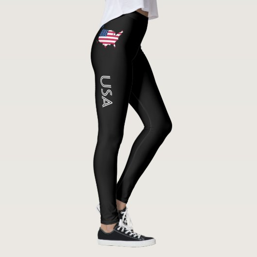 Amerikaanse vlag leggings (Rechts)