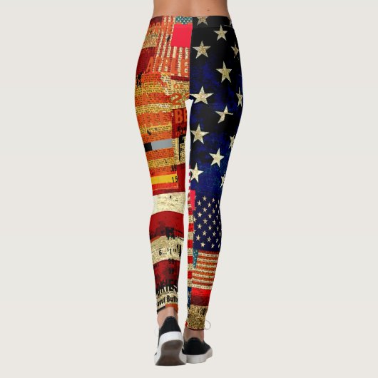 "AMERIKAANSE VLAG" LEGGINGS (Achterkant)