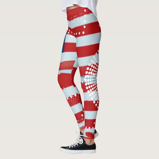Amerikaanse vlag leggings (Links)