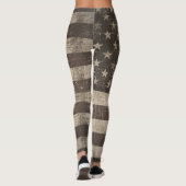 Amerikaanse vlag Leggings (Achterkant)