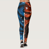 Amerikaanse vlag leggings (Achterkant)