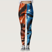 Amerikaanse vlag leggings (Voorkant)