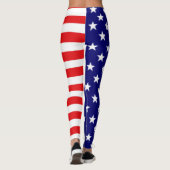 Amerikaanse Vlag Leggings (Achterkant)