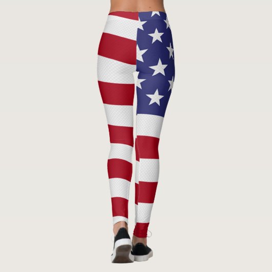 Amerikaanse vlag leggings (Achterkant)