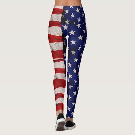Amerikaanse vlag! leggings (Achterkant)