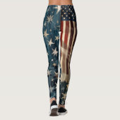 Amerikaanse vlag leggings (Achterkant)
