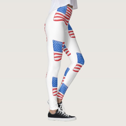 Amerikaanse vlag leggings (Rechts)