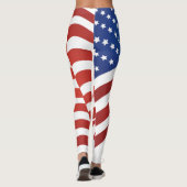 Amerikaanse vlag leggings (Achterkant)