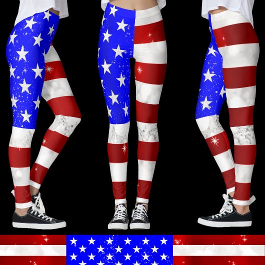 Amerikaanse vlag leggings