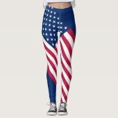 Amerikaanse vlag leggings (Voorkant)