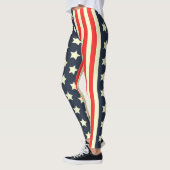 Amerikaanse vlag leggings (Links)