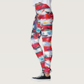 Amerikaanse vlag leggings (Links)