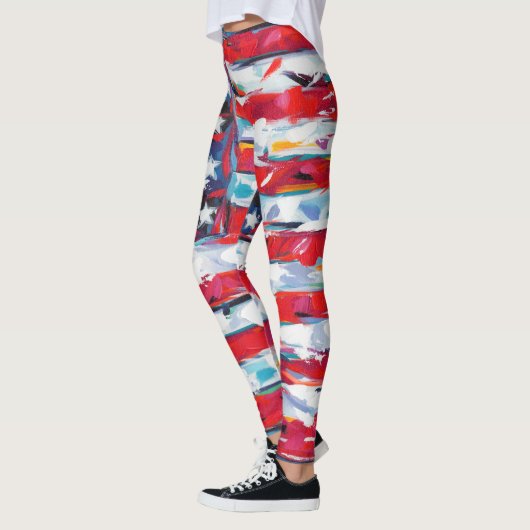 Amerikaanse vlag leggings (Links)