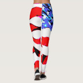 Amerikaanse vlag leggings (Achterkant)