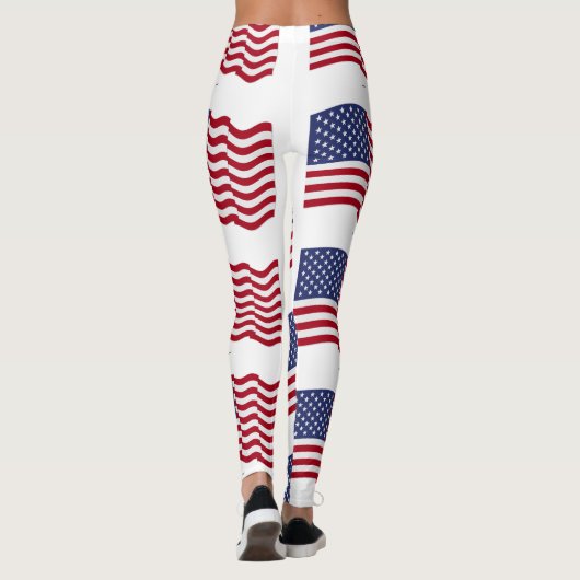 Amerikaanse vlag leggings (Achterkant)