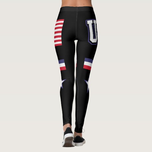 Amerikaanse vlag leggings (Achterkant)