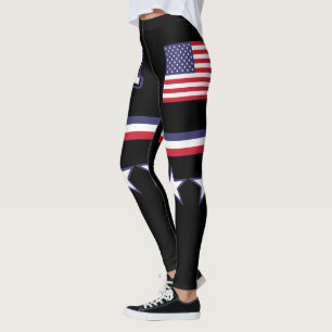 Amerikaanse vlag leggings