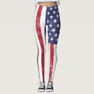 Amerikaanse vlag leggings