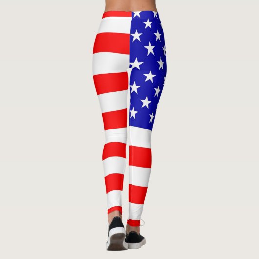 Amerikaanse vlag leggings (Achterkant)