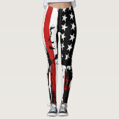 Amerikaanse vlag Leggings (Voorkant)