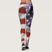 Amerikaanse vlag Leggins Leggings (Achterkant)