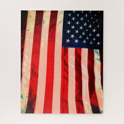 Amerikaanse vlag legpuzzel (Verticaal)