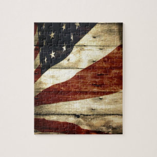 Amerikaanse vlag legpuzzel