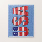 Amerikaanse vlag legpuzzel (Verticaal)