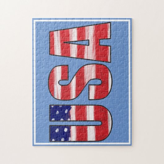 Amerikaanse vlag legpuzzel (Verticaal)