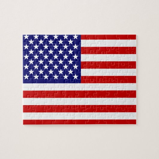 Amerikaanse vlag legpuzzel (Horizontaal)