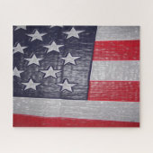 Amerikaanse vlag legpuzzel (Horizontaal)
